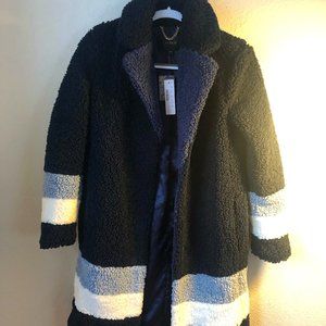 J. Crew Color-block Sherpa Teddy Jacket